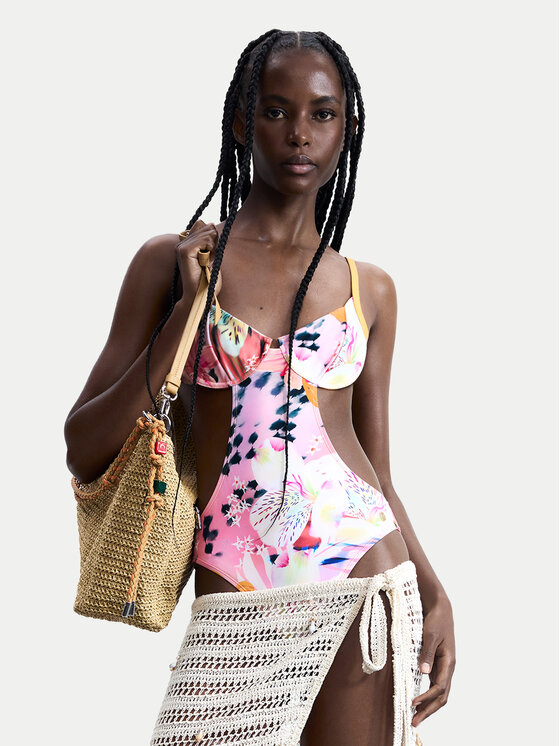 Desigual Desigual Costume da bagno Nasau 26SWMK17 Multicolore