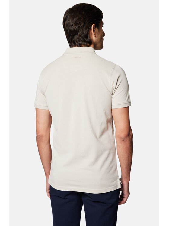 Lancerto Lancerto Polo Jakob PO073124000032 Beżowy Regular Fit