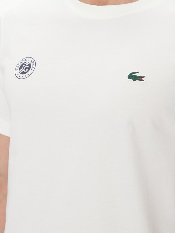 Lacoste Lacoste T-Shirt TH8309 Biały Regular Fit