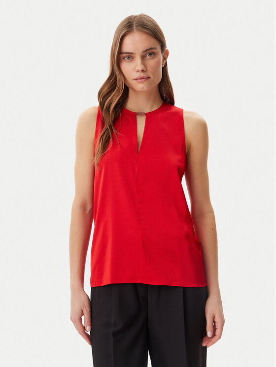 Calvin Klein Calvin Klein Top K20K208190 Roșu Regular Fit