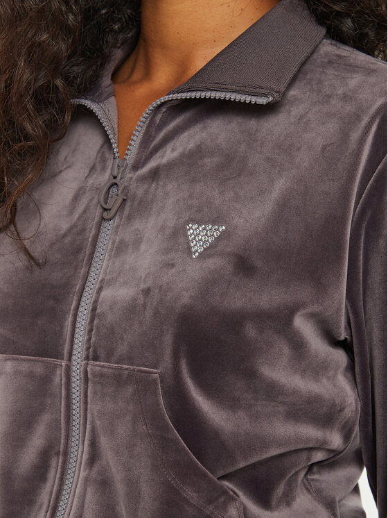 Guess Guess Μπλούζα V3BQ22 KBXI2 Πράσινο Regular Fit