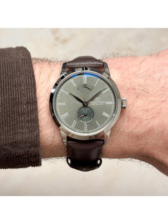 Orient Star Orient Star Zegarek RE-BS0001E00B Brązowy
