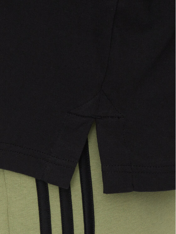 adidas adidas Marškinėliai Brand Love IW3539 Juoda Loose Fit