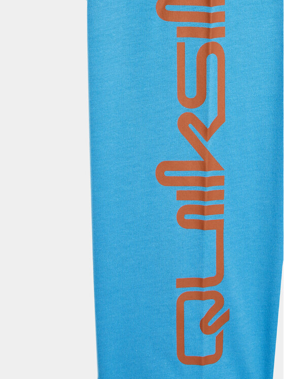 Quiksilver Quiksilver Bluzka Omnilogo Tees EQBZT04665 Błękitny Regular Fit