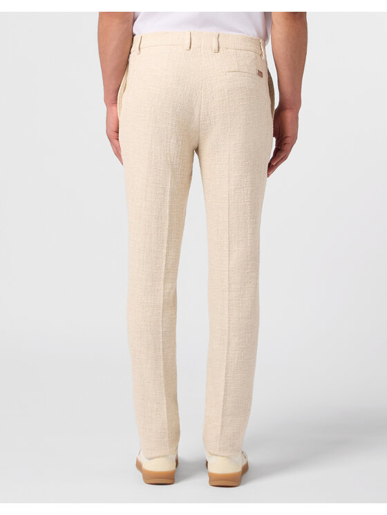 PHILIPP PLEIN PHILIPP PLEIN Spodnie materiałowe 30738 Biały Regular Fit