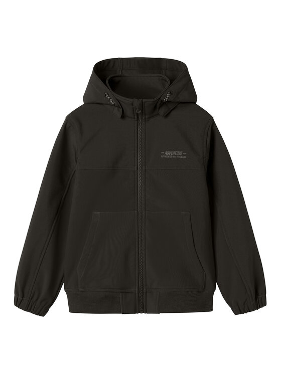 NAME IT NAME IT Geacă softshell 13236573 Negru Regular Fit