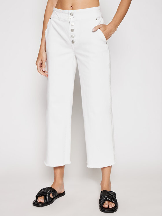 DKNY DKNY Jeansy P0CK2617 Bílá Regular Fit