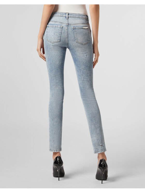 PHILIPP PLEIN PHILIPP PLEIN Jeansy 30897 Niebieski jasny Slim Fit