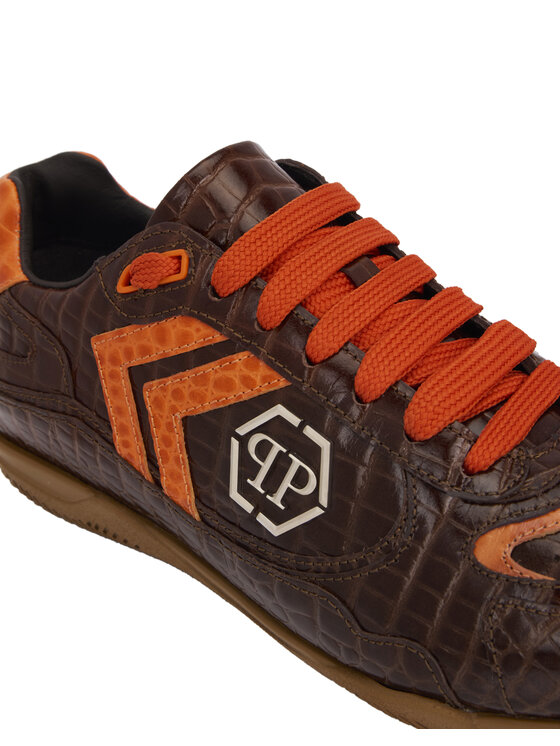 PHILIPP PLEIN PHILIPP PLEIN Sneakersy 29802 Brązowy