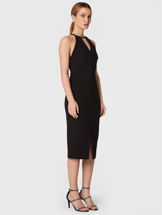 TWINSET TWINSET Rochie cocktail 222TP2034 Negru Fitted Fit