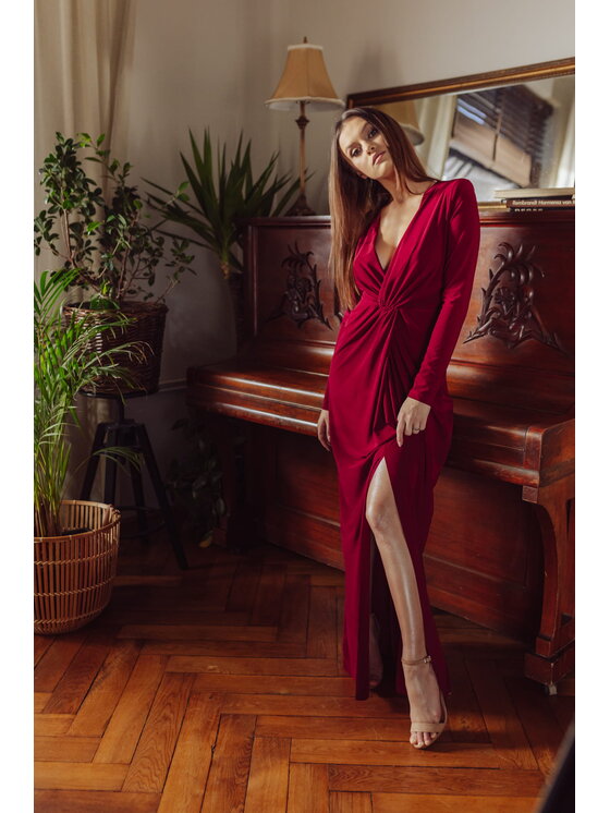 Aurora Aurora Abito da cocktail Brigette Bordeaux Curvy Fit