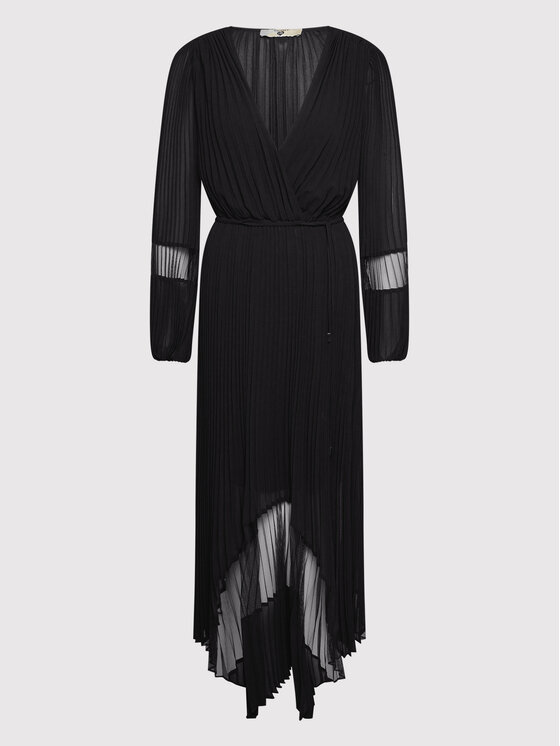 TWINSET TWINSET Φόρεμα καθημερινό 221LB2ECC Μαύρο Relaxed Fit