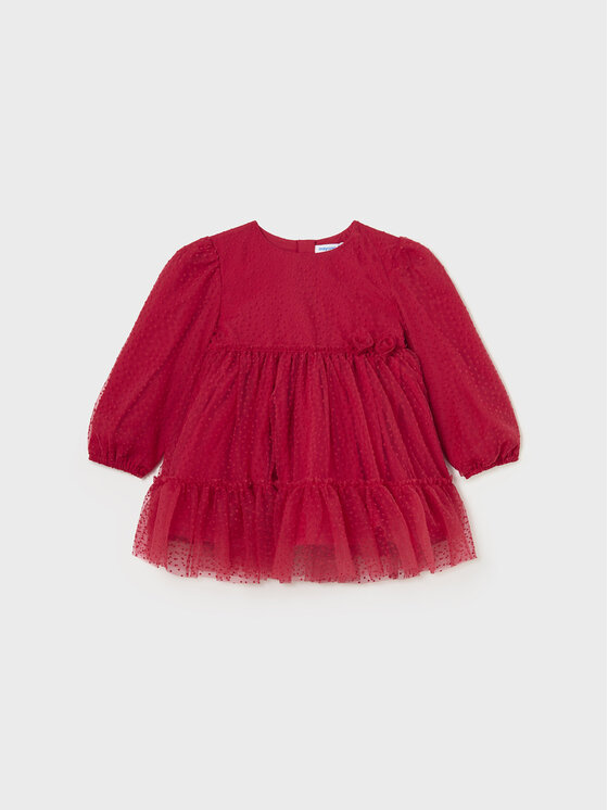 Mayoral Mayoral Vestito elegante 2.971 Rosso Regular Fit