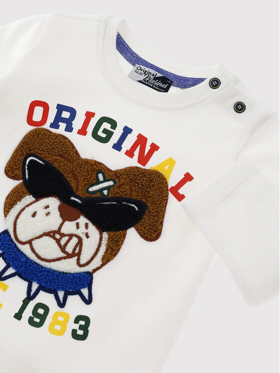 Original Marines Original Marines Blúzka DCA0614NM Biela Regular Fit
