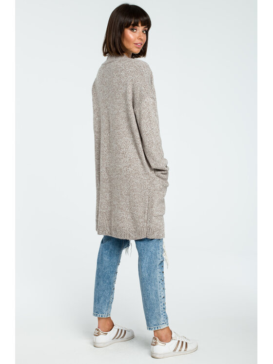 BeWear BeWear Sweter bk001 Brązowy Custom Fit