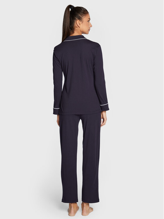 LAUREN RALPH LAUREN Lauren Ralph Lauren Pidžama I819950 Tamnoplava