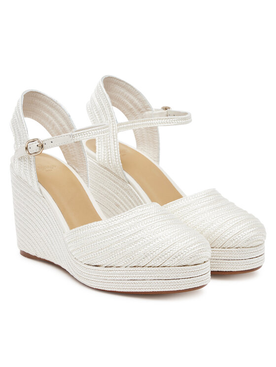 Castañer Castañer Espadryle Carolyn/142 023115 Biały