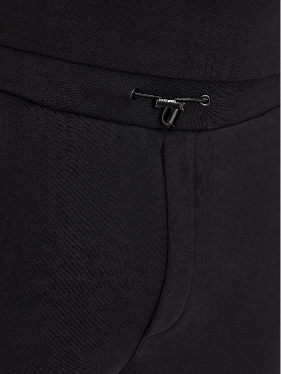 Plein Sport Plein Sport Pantaloni da tuta Jogging Trousers AACC MJT2103 SJO001N Nero Regular Fit