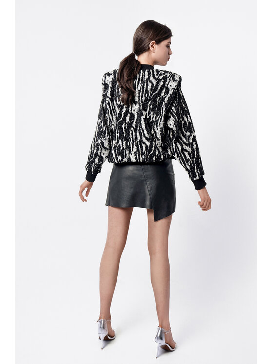 sax35th sax35th Sweter PARIS Czarny Loose Fit