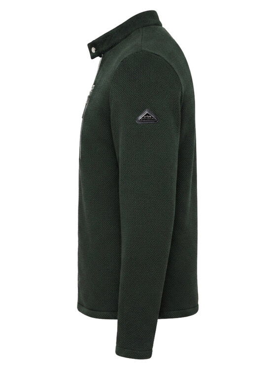Ombre Ombre Kurtka przejściowa C587 Zielony ciemny Slim Fit