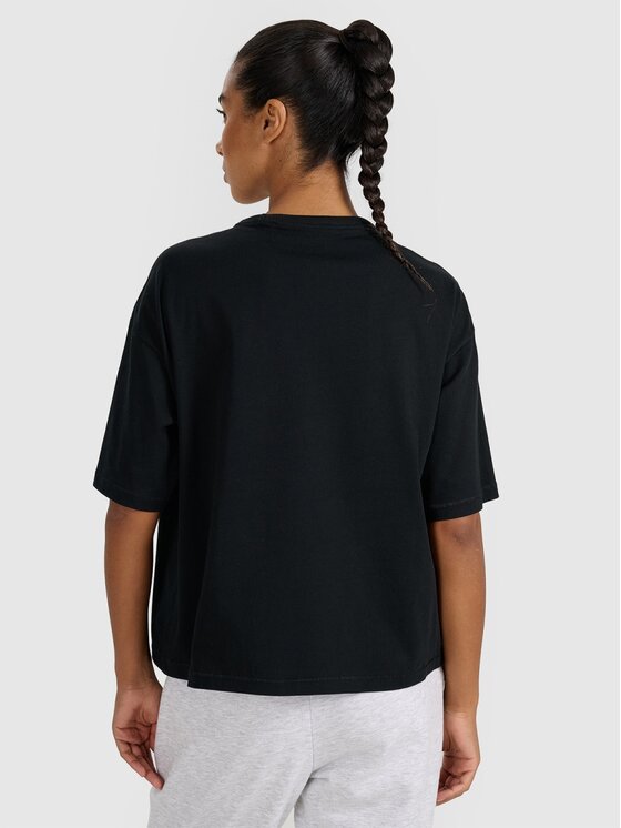 4F 4F T-Shirt 4FRSS25TTSHF2979-20S Czarny Oversize