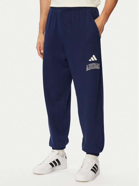adidas adidas Dressipüksid Seasonal Essentials Collegiate French Terry Cuffed KG0521 Tumesinine Regular Fit