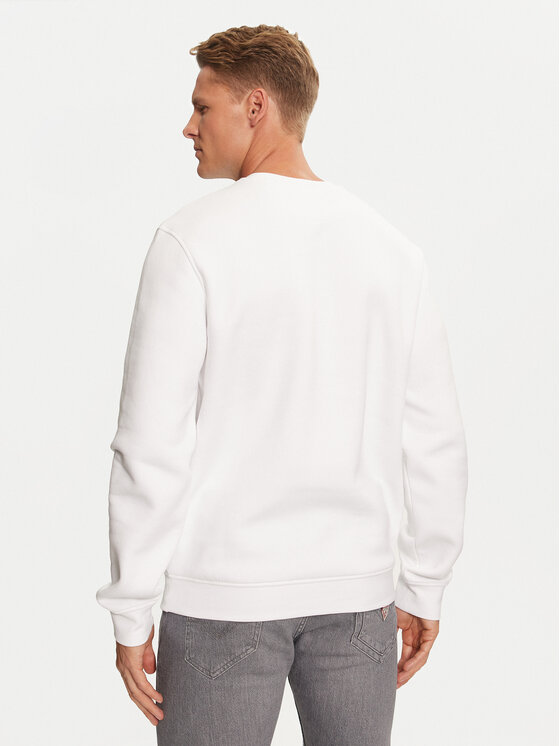 Guess Guess Μπλούζα M4YQ08 K9Z21 Λευκό Regular Fit