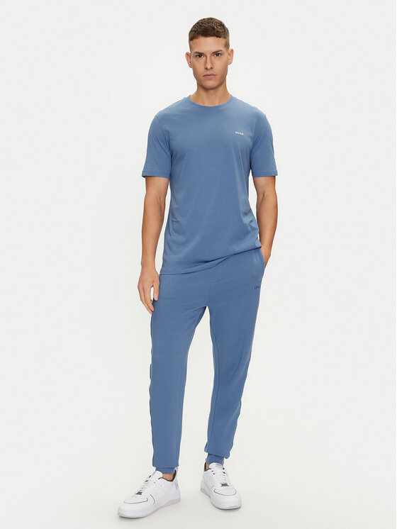 HUGO Hugo T-Shirt Dero222 50466158 Niebieski Regular Fit