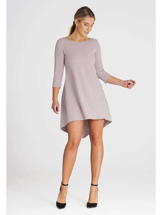 FIGL FIGL Vestito da giorno M988 Beige Regular Fit