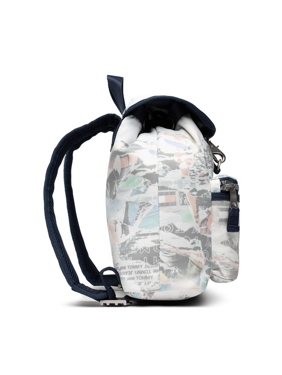 Tommy Jeans Rucksack Tjw Heritage Backpack Print AW0AW12410 Grau 