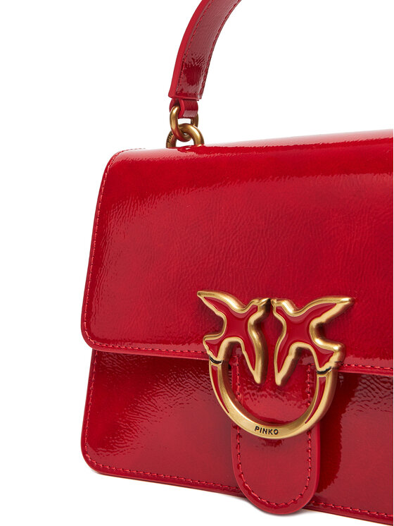PINKO PINKO Handtasche Love One Top Handle Mini Light PE 25 PLTT 100071 A1UV Rot