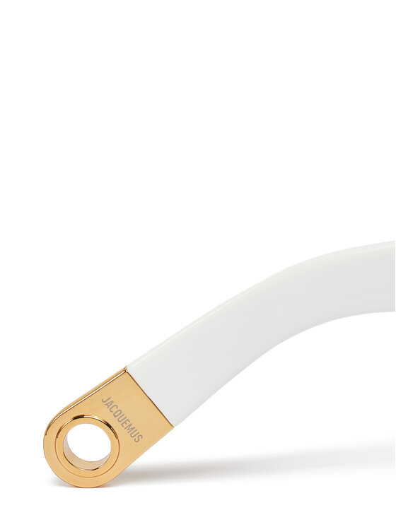 JACQUEMUS JACQUEMUS Okulary przeciwsłoneczne JAC5C2SUN Biały