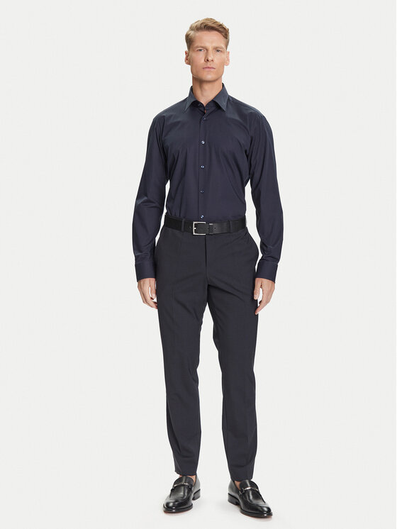 BOSS BOSS Koszula H-Joe 50545075 Granatowy Regular Fit