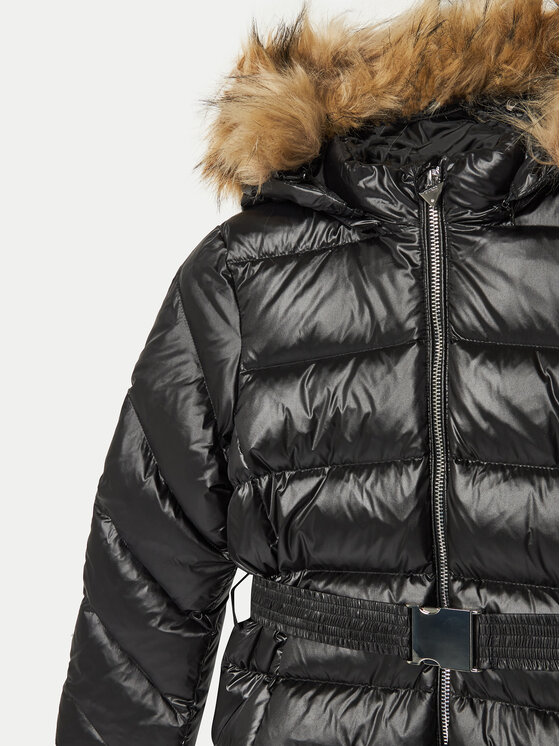 Guess Guess Μπουφάν πουπουλένιο J4BL18 WGL50 Μαύρο Regular Fit