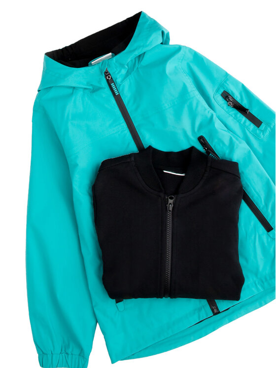 Coccodrillo Coccodrillo Prechodná bunda WC5152402OBK Tyrkysová Regular Fit