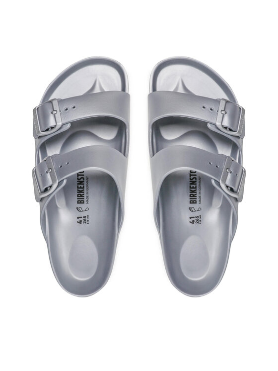 Birkenstock Birkenstock Klapki Arizona 1003490 Srebrny
