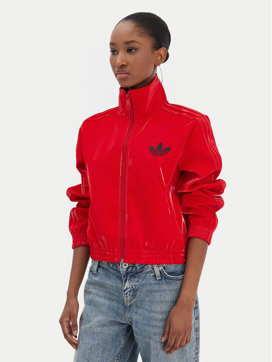 adidas adidas Majica dugih rukava adicolor Holiday JY2616 Crvena Regular Fit