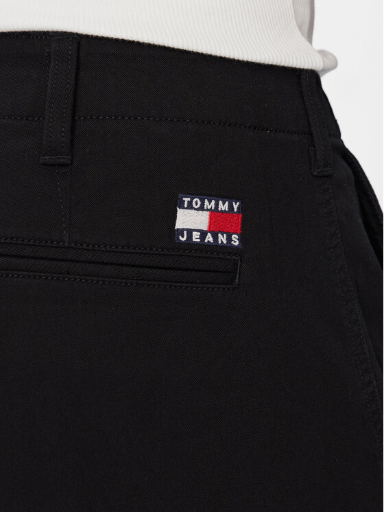 Tommy Jeans Tommy Jeans Pantaloni chino DM0DM23707 Negru Regular Fit