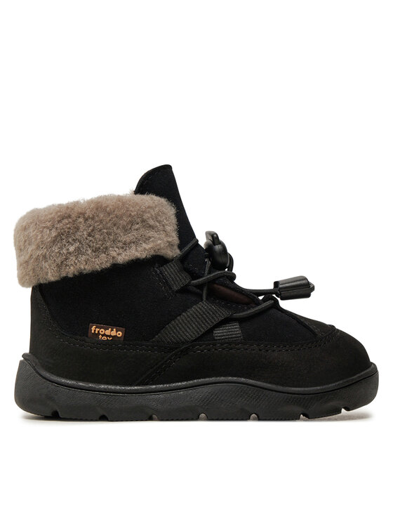 Froddo Froddo Gležnjače Zeru Tex Cosy Barefoot G3110258-5 M Crna