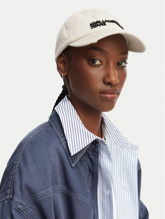 Karl Lagerfeld Jeans Karl Lagerfeld Jeans Καπέλο Jockey B2W33072 Κρεμ