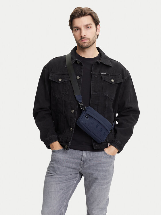 Guess Guess Maža rankinė HMSOWR P5272 Tamsiai mėlyna