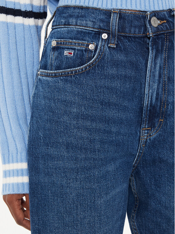 Tommy Jeans Tommy Jeans Džínsy DW0DW19244 Modrá Mom Fit