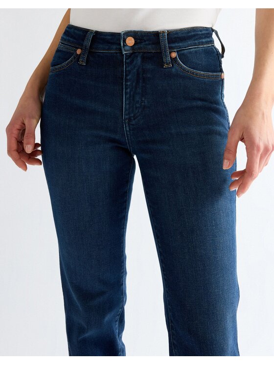 Wrangler Wrangler Jeansy STRAIGHT Niebieski Straight Leg