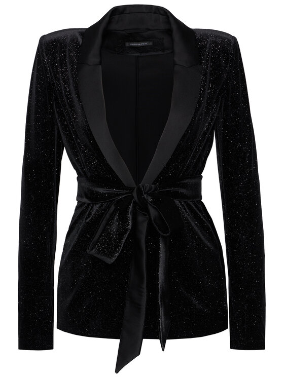Patrizia Pepe Patrizia Pepe Сако 2S1330/A8E6-FB45 Черен Slim Fit