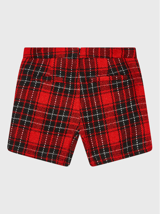 Guess Guess Medžiaginiai šortai J2BD03 WF040 Raudona Regular Fit