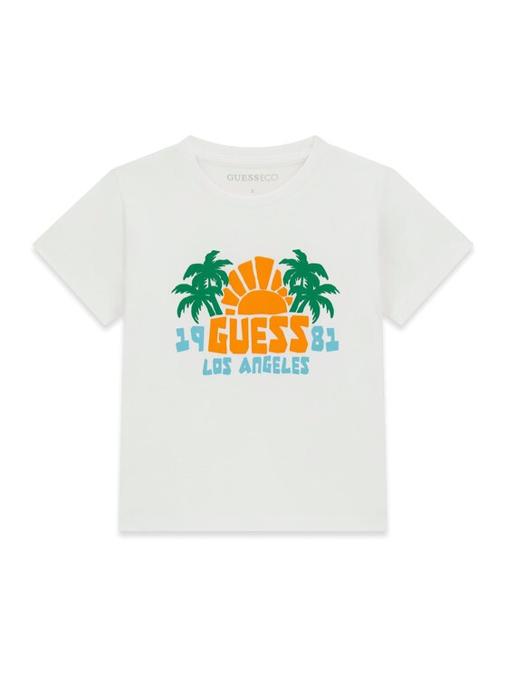 Guess Kids Guess Kids T-Shirt 182571 Biały Classic Fit