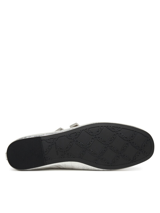 MICHAEL Michael Kors MICHAEL Michael Kors Baleríny Rowen Flex Ballet 40R6RWFP1M Strieborná