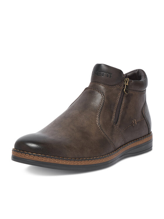 Lanetti Lanetti Botine CEO-CARDIFF-10 MBS Maro închis