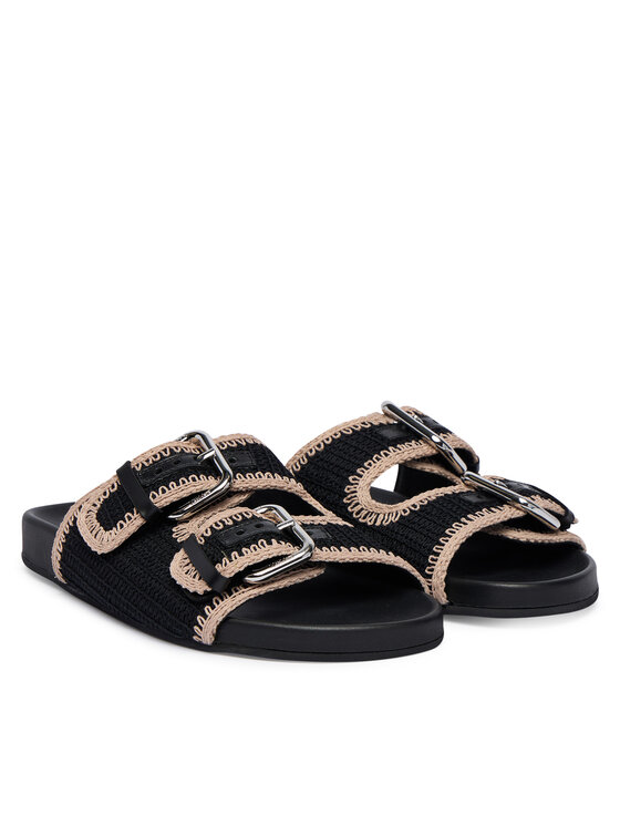 Weekend Max Mara Weekend Max Mara Şlapi 2615521055600 Negru