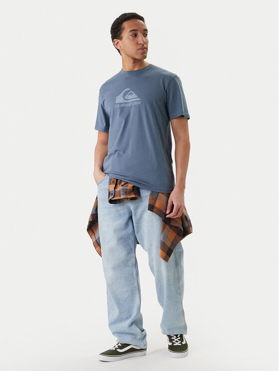 Quiksilver Quiksilver T-shirt Ev Comp Logo EQYZT08182 Plava Regular Fit